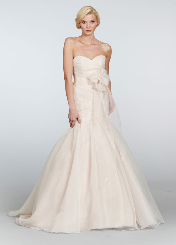 blush bridal gowns