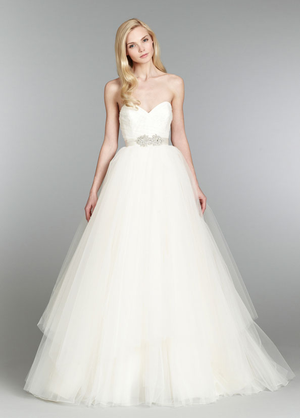 blush bridal gowns